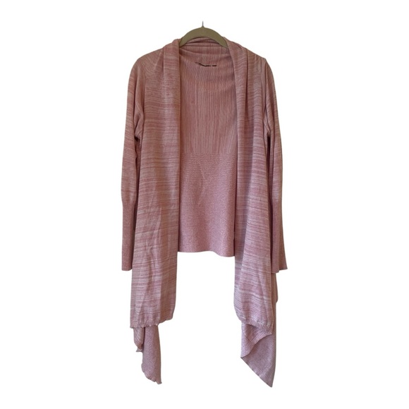 Prana Pink Bubblegum Blush Loveland Wrap Cardigan Sweater Size Smallll - Picture 10 of 11
